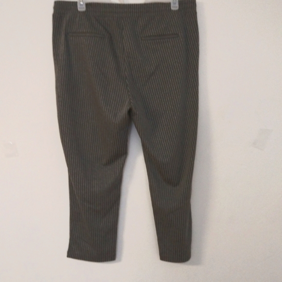 Loft Striped Tapered Pull On Pants NWT Size XL - Picture 6 of 11
